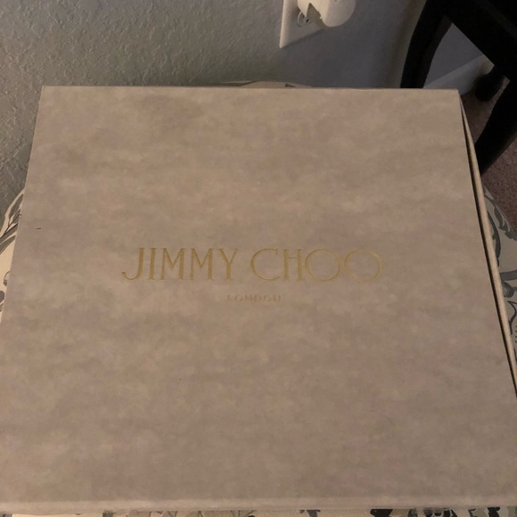 NIB Jimmy Choo Anuk Black Patton Heels - Picture 5 of 5